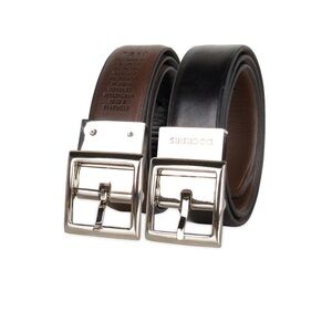 Dockers Boy’s 2-in-1 Reversible Faux Leather Casual Belt NWT